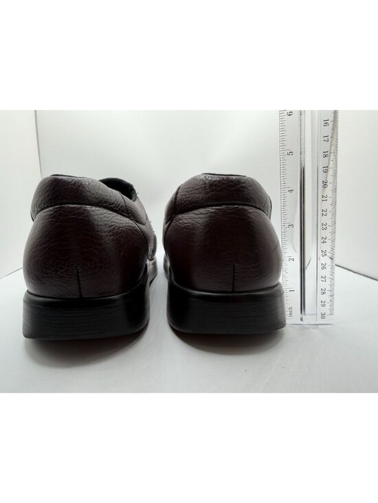 SAS Side Gore Cordovan Loafers Mens Size 12WW Burgundy Casual Slip On Shoes main image 4